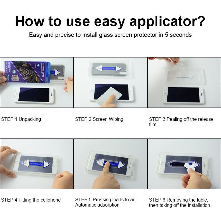 苹果iPhoneX全透钢化玻璃屏幕保护膜2片装带贴膜工具