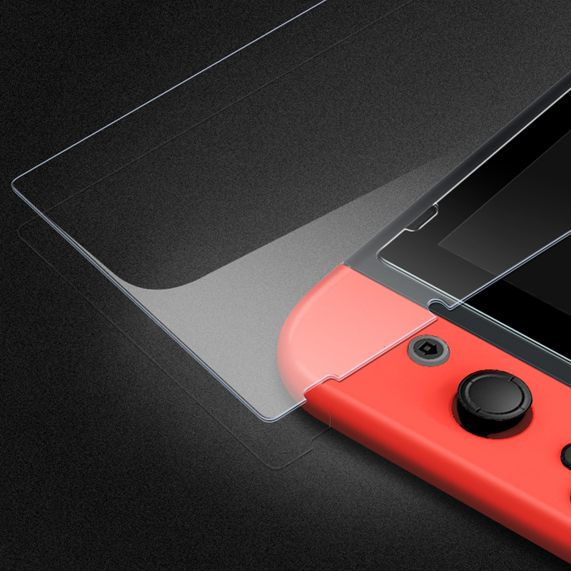 任天堂Nintendo Switch游戏机防刮高透钢化玻璃屏幕保护贴膜
