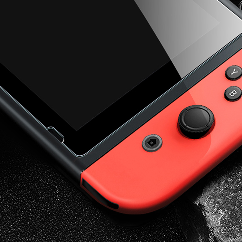 任天堂Nintendo Switch游戏机防刮高透钢化玻璃屏幕保护贴膜