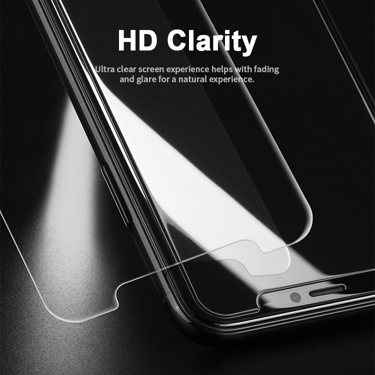 立图苹果iPhoneXsMax高清晰高透明超薄手机钢化玻璃保护膜