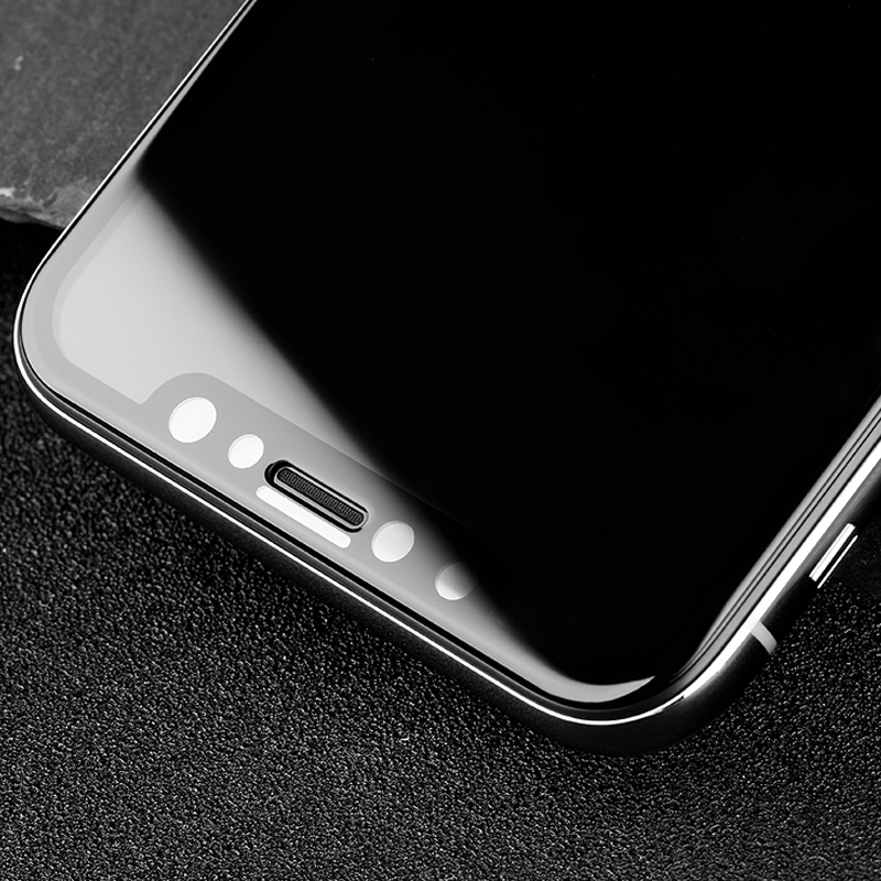 苹果IPhoneX3D曲面防指纹钢化玻璃保护膜防刮手机屏幕硬膜