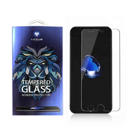 苹果iPhone7/8Plus高清非全屏钢化玻璃屏幕保护膜防刮手机贴膜 