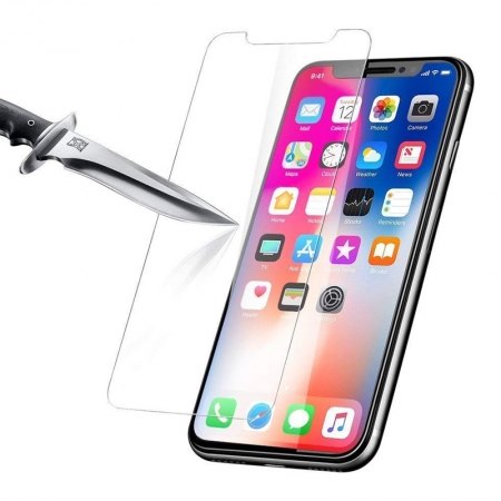 立图苹果iPhoneXsMax高清晰高透明超薄手机钢化玻璃保护膜 