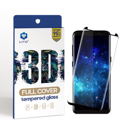 三星GalaxyS8全胶全屏3D全覆盖手机贴膜0.26mm厚度钢化玻璃屏幕保护膜 
