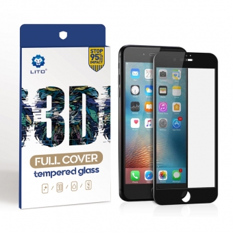 批发优质苹果iPhone 6/6sPlus全屏3D全覆盖手机钢化膜玻璃贴膜批发